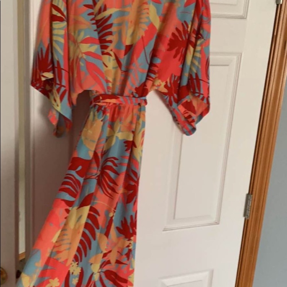 Tropical Size Large Maxi dress